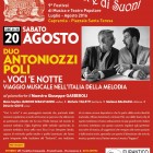 FESTIVAL – “Di Voci e Di Suoni”, ecco il duo Antoniozzi-Poli
