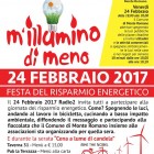 IN PIAZZA – M’illumino di Meno, anche Monte Romano sceglie il risparmio energetico
