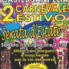 IN PIAZZA – A Castel S.Elia sfilano i carri del Carnevale estivo