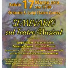 CONFERENZE – “Teatro Musical”, workshop con Sergio Urbani