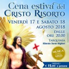 APPUNTAMENTI – Cristo Risorto, cene di beneficenza per il crollo di Genova