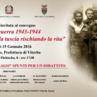 CONVEGNI – “Anni di guerra 1943 – 1944″, omaggio alle vittime della guerra