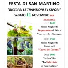 IN PIAZZA – Degustazioni di olio e vino novello per la “Festa dei cornuti”