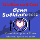 IN PIAZZA – “Vitorchiano con il cuore”, cena solidale in piazza