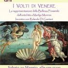 CONFERENZE – “I Volti di Venere”, la bellezza dall’antichità a Marilyn Monroe