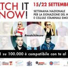 IN PIAZZA – Match it now, in piazza per la donazione del midollo