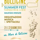 APPUNTAMENTI – Musica e degustazioni al Tarquinia Lido Bollicine Summer Fest
