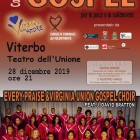 MUSICA – All’Unione il Gospel di Solidarietà di Viterbo con amore