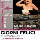 TEATRO – “Giorni Felici”, Nicoletta Braschi porta in scena Samuel Beckett